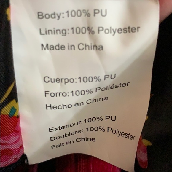 Betsey Johnson rose gold rosebuds print clam pouch bag - Picture 15 of 17